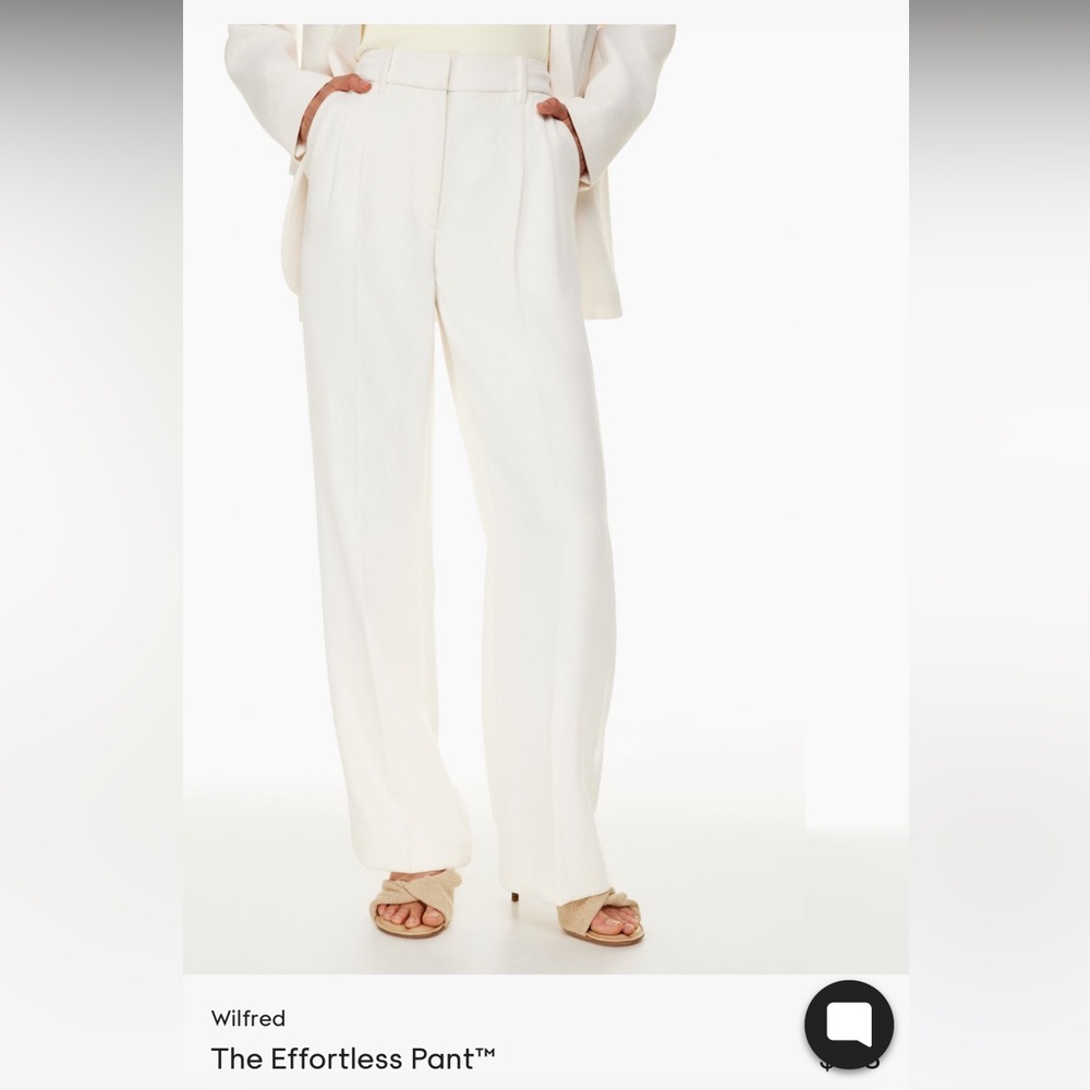 High waist wide leg pant
